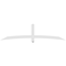 Ekena Millwork Bellingham Architectural Grade PVC Gable Bracket, 96"W x 24"H x 4"D x 4"F, 6/12 Pitch GBP096X24X0404BEL00 - alternate 3